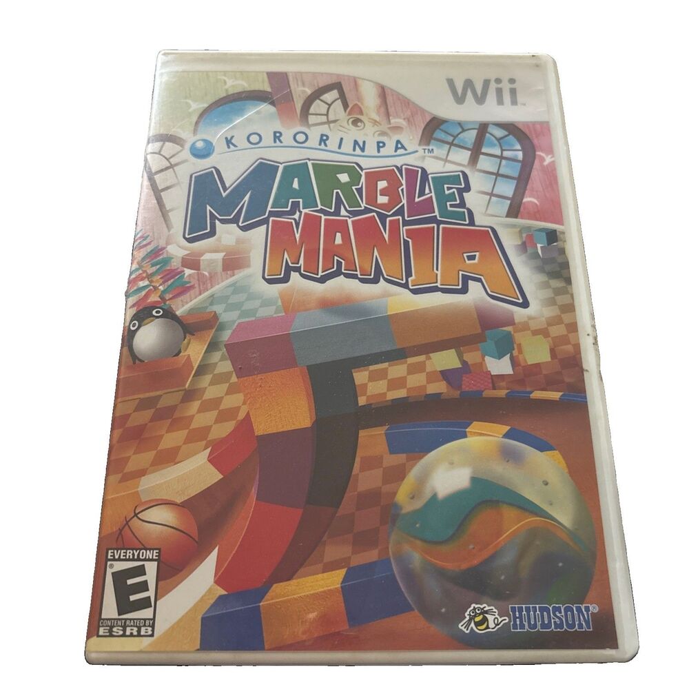 Kororinpa: Marble Mania for Nintendo Wii (2007) Complete W/ Manual EUC